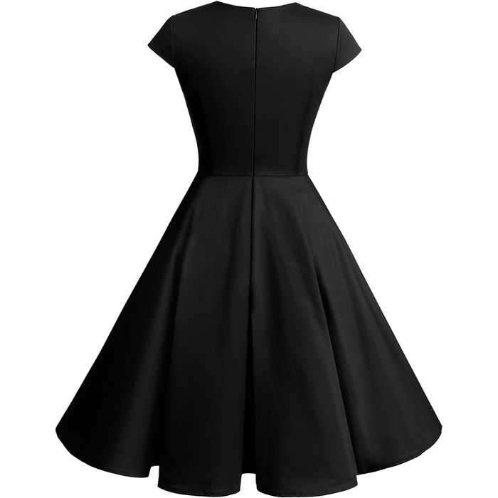 Сукня в стилі 1950-х, ретро, коктейльна, рокабіллі, Bbonlinedress, чорна