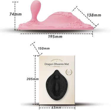 Vibrating Egg PINTLE з пультом дистанційного керування для жінок - 12 режимів, стимулятор G-точки, кліторальний вібратор