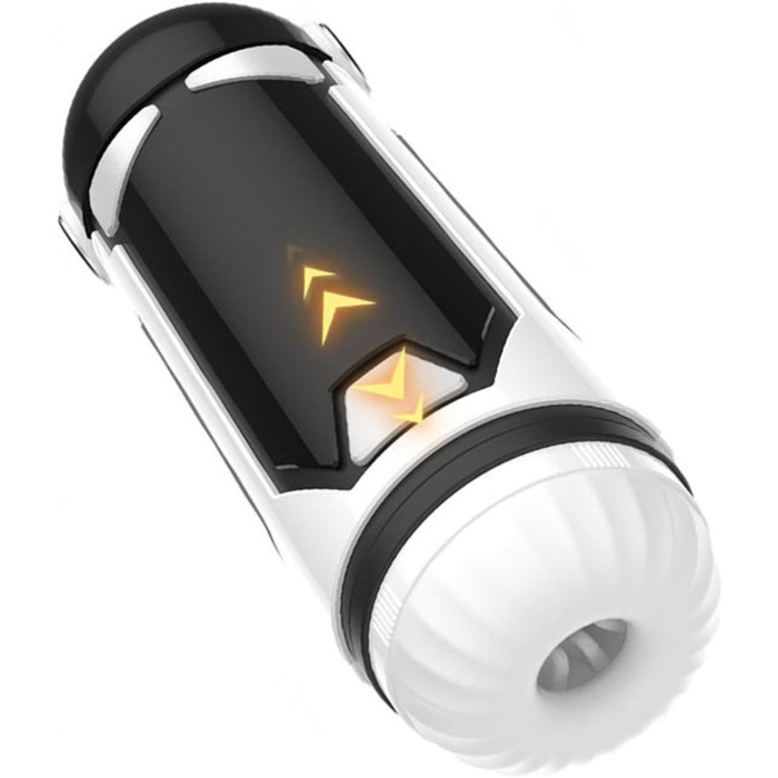 Електричний масажер для чоловіків з функцією нагріву та телескопічним дизайном