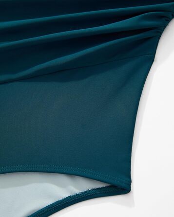 Сексуальний купальник RXRXCOCO V-подібний виріз, корегуючий животик, з відкритою спиною, з чашками, сапфірово-синій