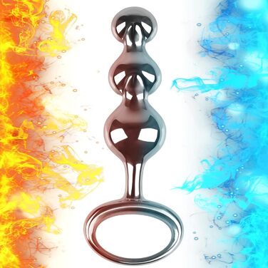 Анальний плагін Roluck з нержавіючої сталі, масажер простати та стимуляції G-точки, іграшки для дорослих для чоловіків та жінок