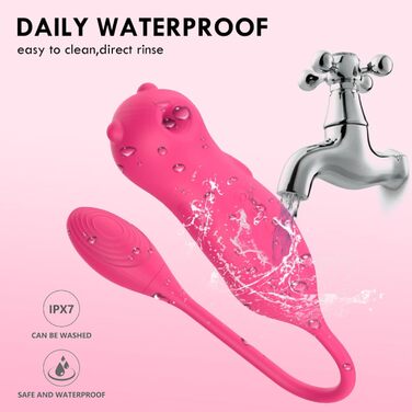 Вібруюче яйце - потужний вібратор для жінок, секс-іграшка, силіконовий мастурбатор для дорослих