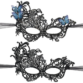 Маска для карнавалу метелик, 2 шт., антична маска для жінок та чоловіків, VYNYJOAN