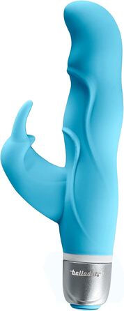 Вібратор для жінок Belladot Barbro Rabbit - блакитний, для клітора та G-точки, 7 режимів, для подвійного задоволення