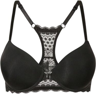 Чорний бюстгальтер GORGLITTER з кісточками, push-up, мереживо, бюстгальтер бра, 85D