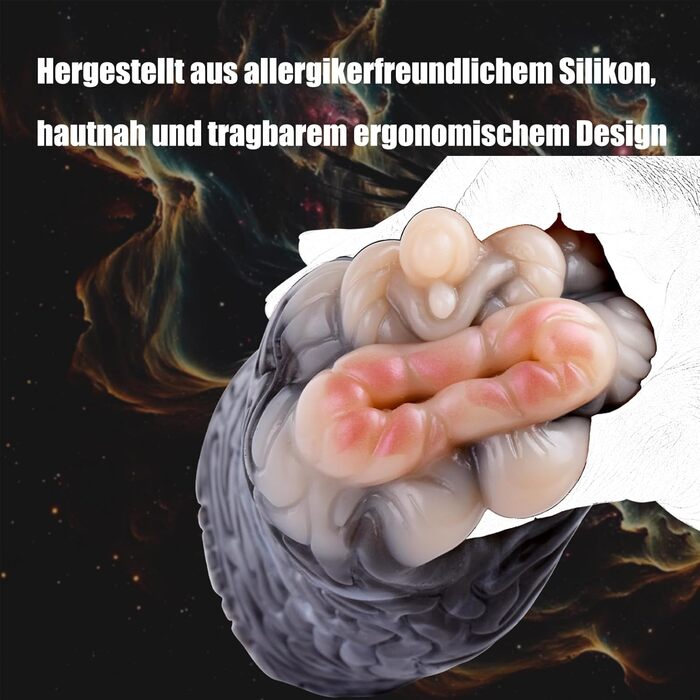 Реалістичний мастурбатор Seckoe Tier Taschenmuschi з анімальною вагіною (золотий)