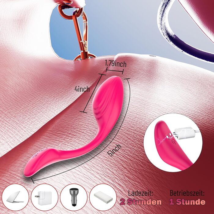 Вібратор жіночий для пар Vibratorstarb з 10 режимами та пультом керування через додаток. Стимулятор клітора, еротична іграшка для жінок.