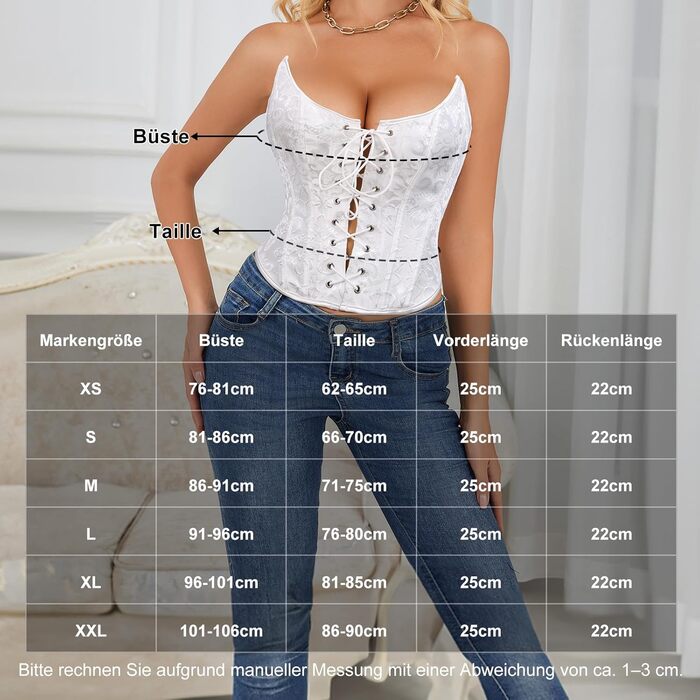 Корсет-топ WHIPPY для повних грудей: вінтажний бюстєль з шнурівкою, готичний овербаст, світло-персиковий, розмір M