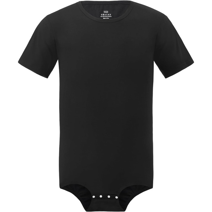 Комбінезон чоловічий Littleforbig з бавовни, вільний крій, чорний, XL