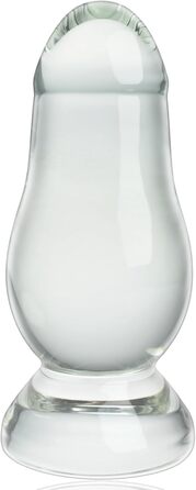 Анальний плагін з кришталю Glas від SXOVO: масаж простати та стимуляція G-точки. Розміри: M (14 см, 5,7 см), L (16 см, 6,7 см)