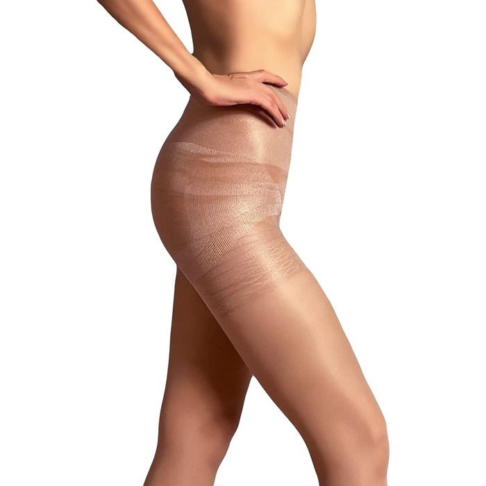 Шкарпетки-сітки під гетр для жінок (L, золотисто-бежевий)