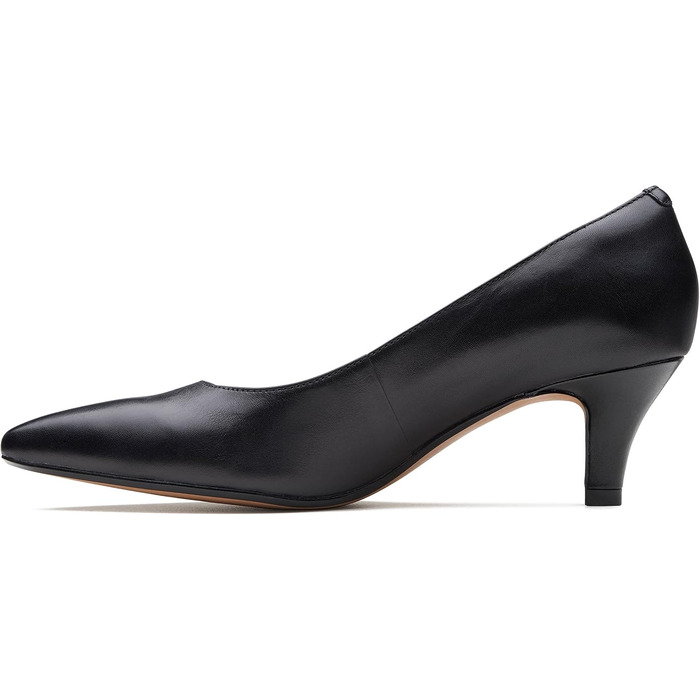 Жіночі туфлі-човники Clarks Linvale Jerica, шкіряні, чорні, розмір 38 EU