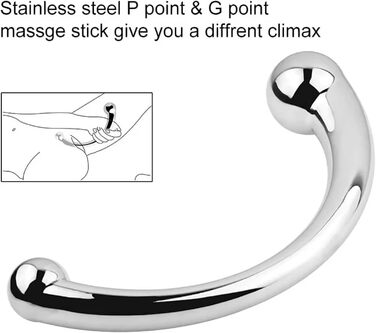 Двосторонній дилда Yasexx з G-точкою для вагінального масажу та анального використання - стимулятор простати, для жінок та чоловіків