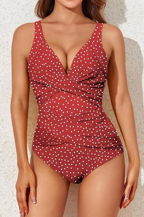 Купальник жіночий Smismivo з ефектом Push Up та животовитягуванням, червоний, S