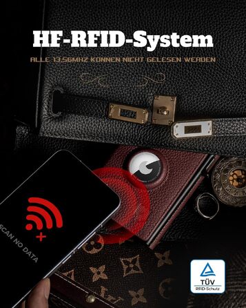 Чоловічий компактний гаманець DODENSHA MagSnap з RFID-захистом, відділенням для AirTag та монетничкою, місткість 10+ карток (Колір: Lila-togo)