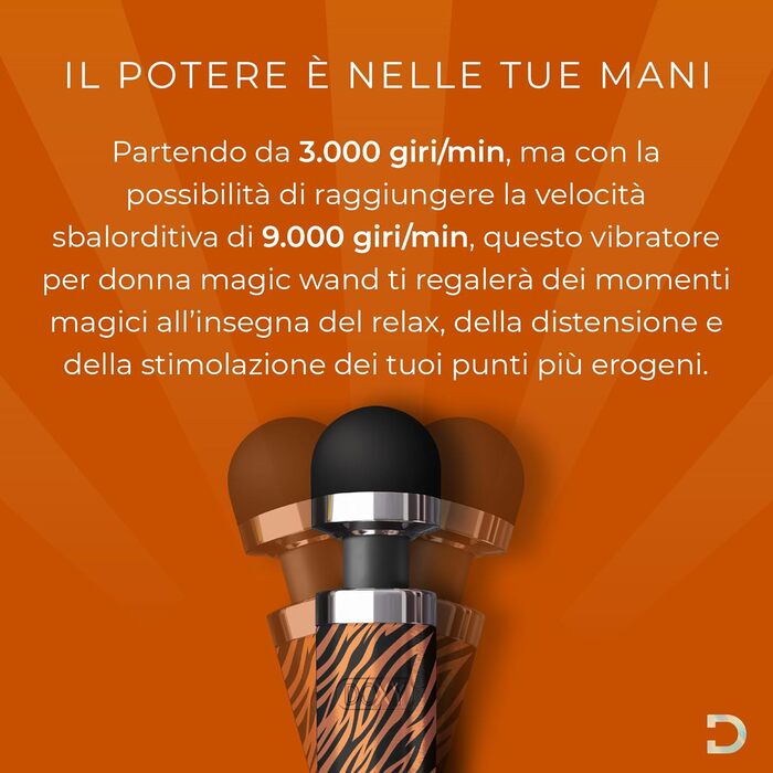 Масажер для тіла Doxy Die Cast 3 - перезаряджуваний вібратор-масажний стрижень для жінок (Tigerin)