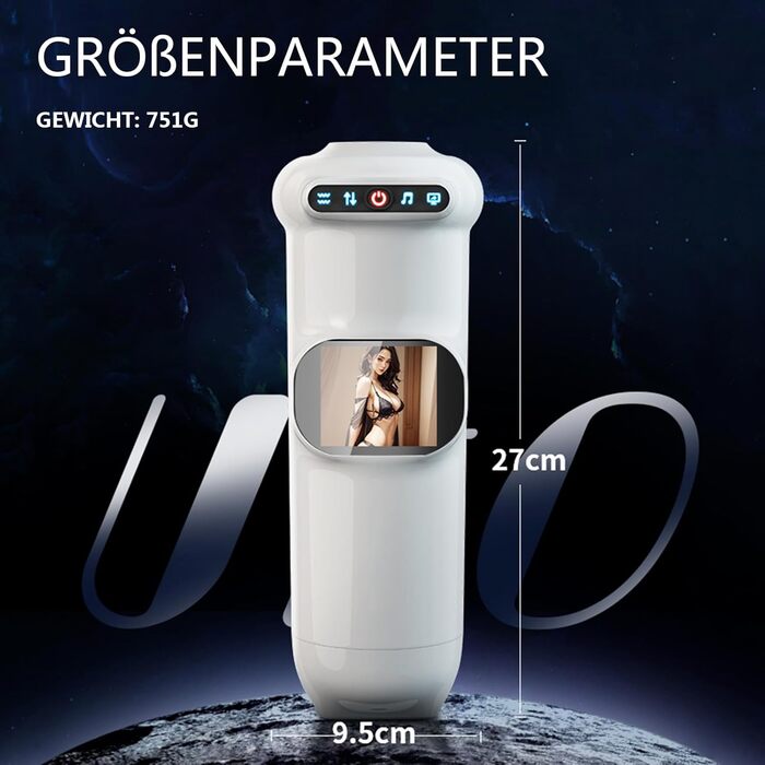 Електричний мастурбатор для чоловіків: чаша для мастурбації з 9 вібрацій та 9 режимів насосу | Інтимна іграшка для чоловіків