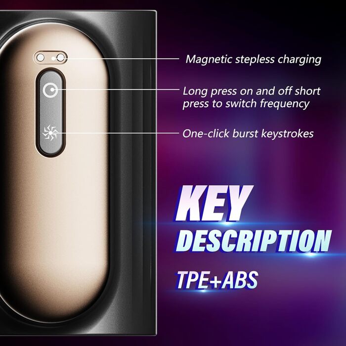 Електричний мастурбатор для чоловіків QGLust з 10 режимами ротації та телескопією, пеніс-тренажер, вібратор (білий)