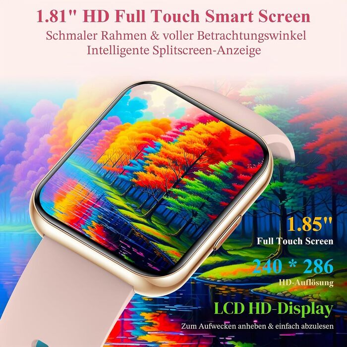 Смарт-годинник I52 Smartwatch (Gold) — водонепроникний розумний годинник з функціями моніторингу здоров'я, золотий