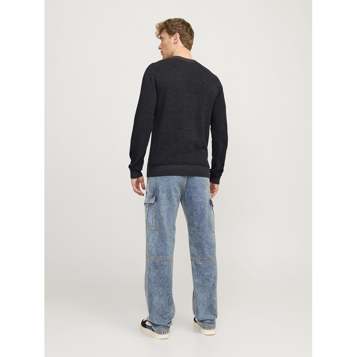 Чоловічі джинси Slim Fit JACK & JONES JJIGLENN (Dark Grey Melange), розмір XXL