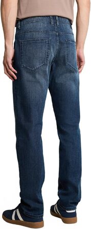 Чоловічі джинси Tom Tailor TTMARVIN Straight з еластичним стрейчем, Mid Stone Bright Blue Denim, 34W / 32L
