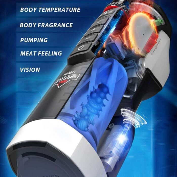 Мастурбатор для чоловіків Zyledw з автоматичним зануренням та нагріванням - сексуальна іграшка для чоловіків