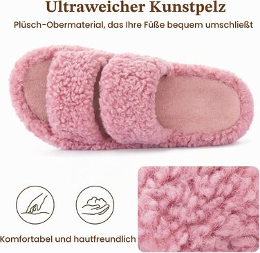 Жіночі м'які капці RockDove з ефектом пам'яті (Memory Foam), розмір 38/39 EU, колір старорожевий