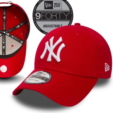 Кепка з регульованим розміром New Era 9FORTY NY Yankees, червона 10531938