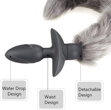 Анальні вібратори ChicLSQ з пультом дистанційного керування – силіконовий анальний плагін з пульта та вібрації, косплей, для жінок та чоловіків, розширювач ануса, чорний