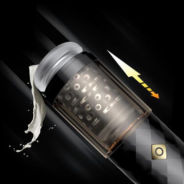 Іграшки для чоловіків: мастурбатор з 6 реалістичними голосами, 7 частотами, 4D текстурою, 380 вібрацій/хв, дискретна упаковка