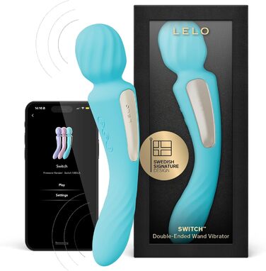 LELO SWITCH: вібратор для жінок з Bluetooth, 12 режимів, Aqua - інтимні іграшки