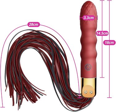 SXOVO Пеітч з вібратором: 2-в-1 для стимуляції G-точки, простати, BDSM. 10 режимів вібрації, для чоловіків, жінок, пар. Інтимні іграшки для дорослих