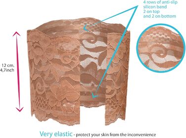 Шкарпетки-шкарпетки Sesto Senso 3 шт. для жінок, без бретелек, з візерунком, 20 DEN, мереживо, розмір M-L, набір MIX візерунків