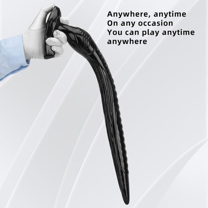 Анальний секс-іграшка з сильним присоском (Large) - великий, гнучкий, з ПВХ