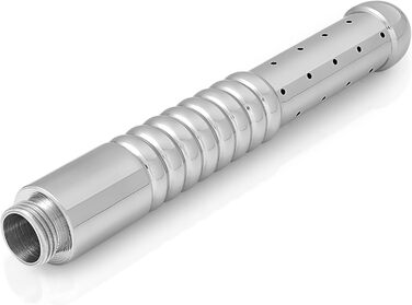 Іригатор для анального та вагінального використання з боковою насадкою, з нержавіючої сталі