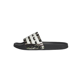 Чоловічі тапочки-шльопанці adidas Adilette Shower Velcro Core Black / Alumina Tent Green, розмір 38 EU