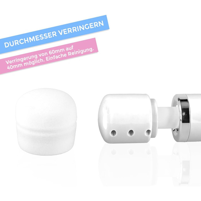 Масажер-паличка Magic Wand - акумуляторний вібратор, 20 рівнів інтенсивності, для розслаблення та задоволення