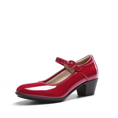 Жіночі туфлі-човники DREAM PAIRS із закритим носком, червоні, розмір 41.5 EU