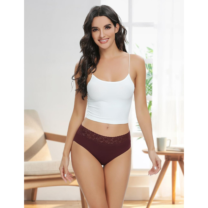 Сліпекс жіночі бавовняні труси ALTHEANRAY - 6 шт. (S, смугасті)