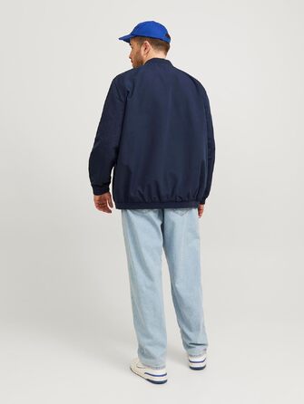Чоловіча куртка-бомбер JACK & JONES Blousonjacke, темно-синя, розмір 5XL