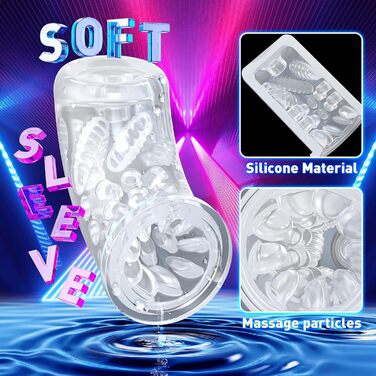 Вібратор для чоловіків з 4 пристосуваннями та 7 режимами обертання. Реалістичний 3D-вібратор для чоловіків. Іграшки для дорослих з автоматичним режимом.