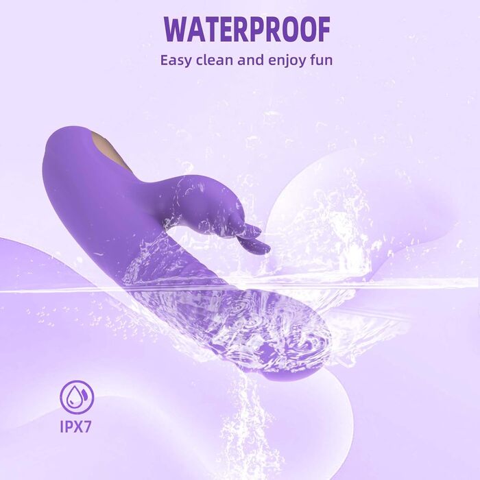 Вібратор для жінок LYAMais G-Spot з 10 рівнями вібрації, телескопічний, кролик, сексуальні іграшки для дорослих