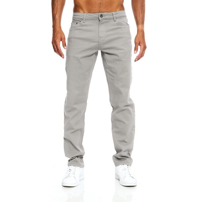 Чоловічі джинси JEEL Regular Fit, прямий крій, світло-сірі (розмір 34W / 38L)