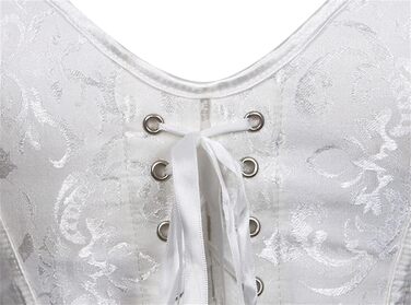 Корсет для жінок Grebrafan з підтримкою грудей, білий, розмір 28-30