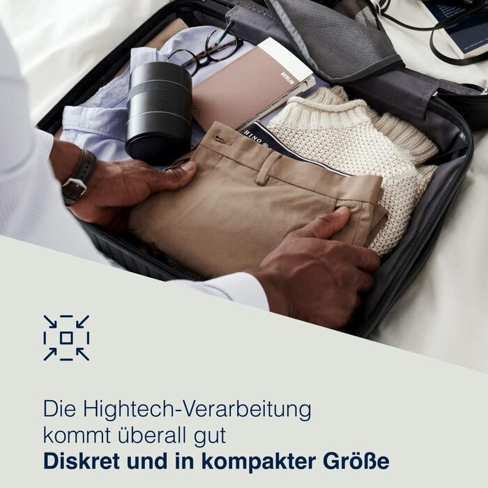 Arcwave Voy - Масажер для чоловіків, секс-іграшка з 8 рівнями інтенсивності та регулюванням щільності, чорний