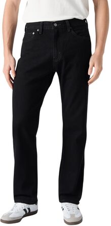Чоловічі джинси Levi's 505 Regular Fit чорного кольору, розмір 34W/32L