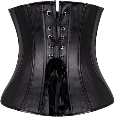 Корсет жіночий Beauty-You, готичний стиль, корсет-бра з шнурівкою, жакет з різьбленням, чорний, 5XL