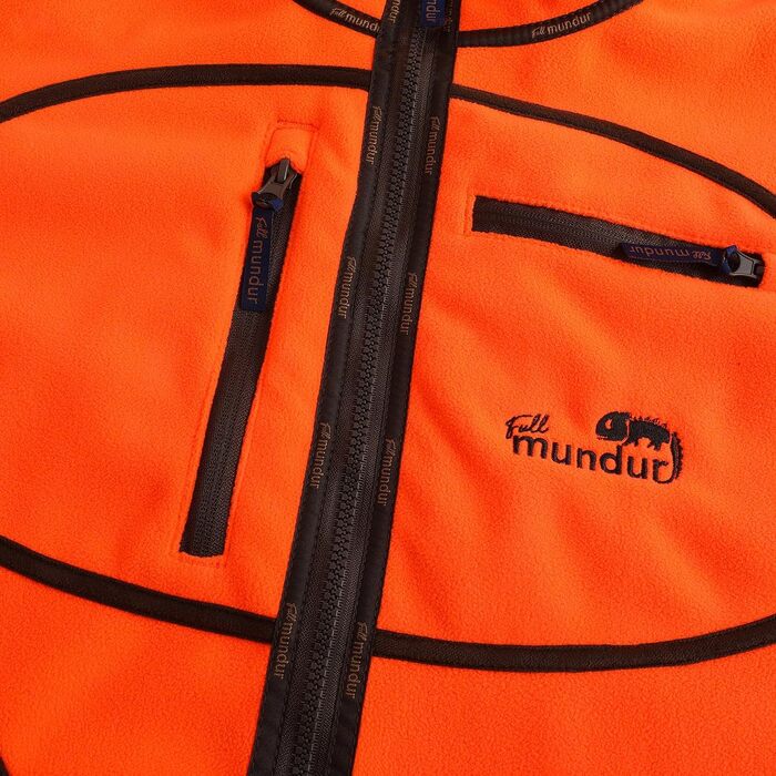 Двостороння флісова куртка для полювання Rondane Orange Camo, помаранчево-зелена (4XL)