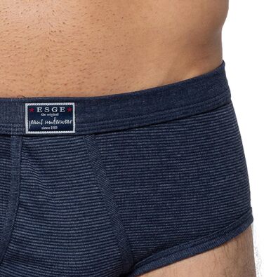Чоловічі труси-боксерки ESGE (5 шт.) з бавовни – зручні та комфортні, без бічних швів, для щоденного використання (L, темно-синій)