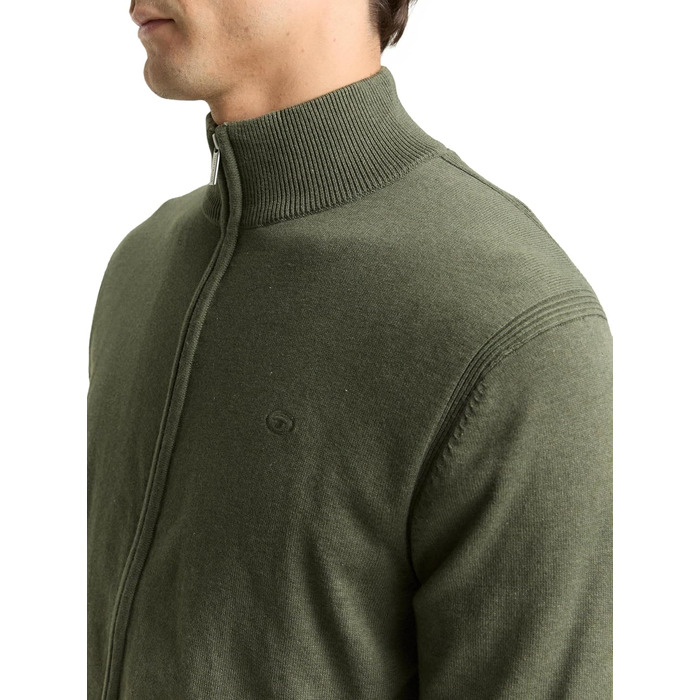 Чоловічий бавовняний кардиган Tom Tailor (розмір L, колір Tea Leaf Melange)